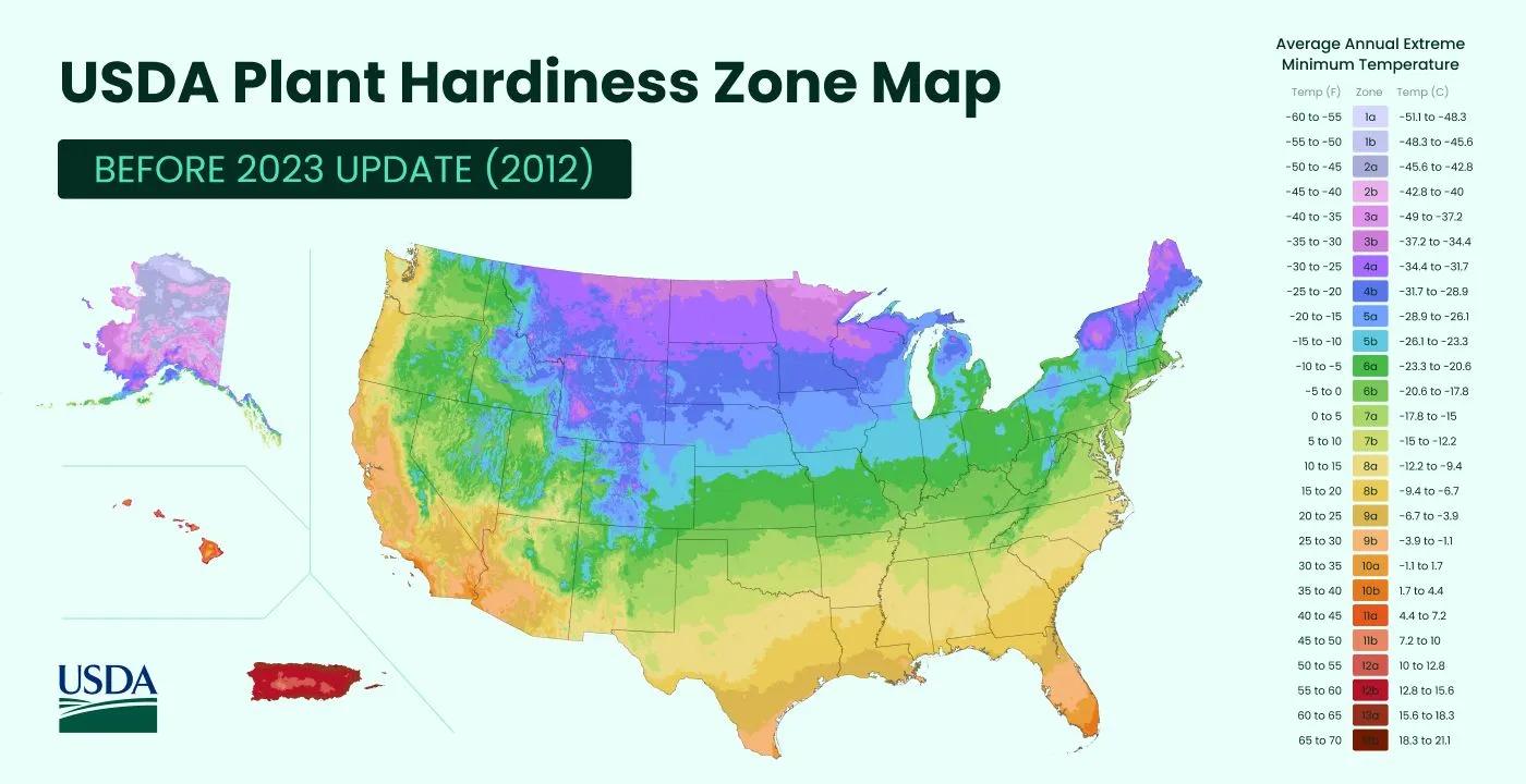 2023 USDA Plant Hardiness Zone Map