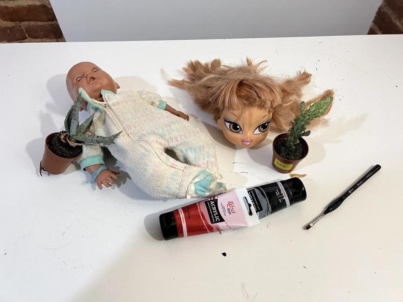 Creepy Baby Dolls Materials