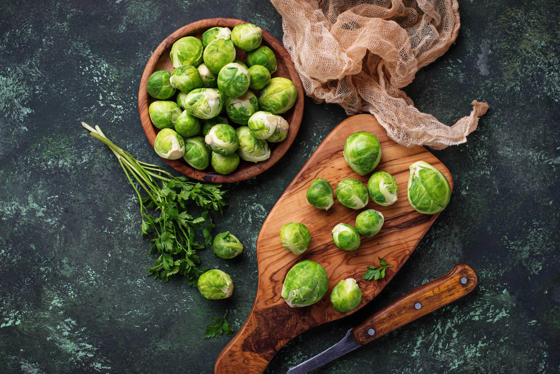 Serving Brussels Sprouts