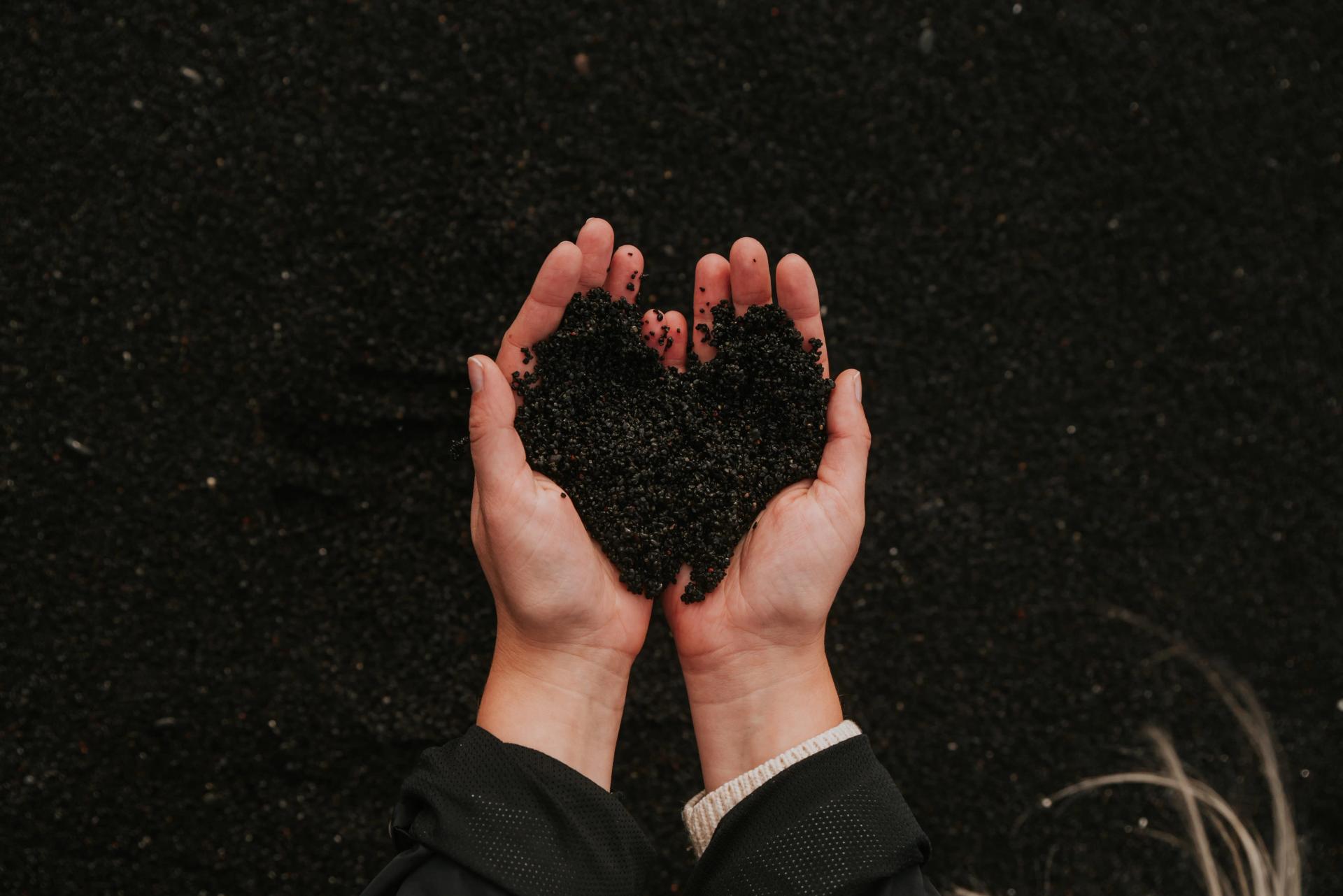 Soil Held in Hands