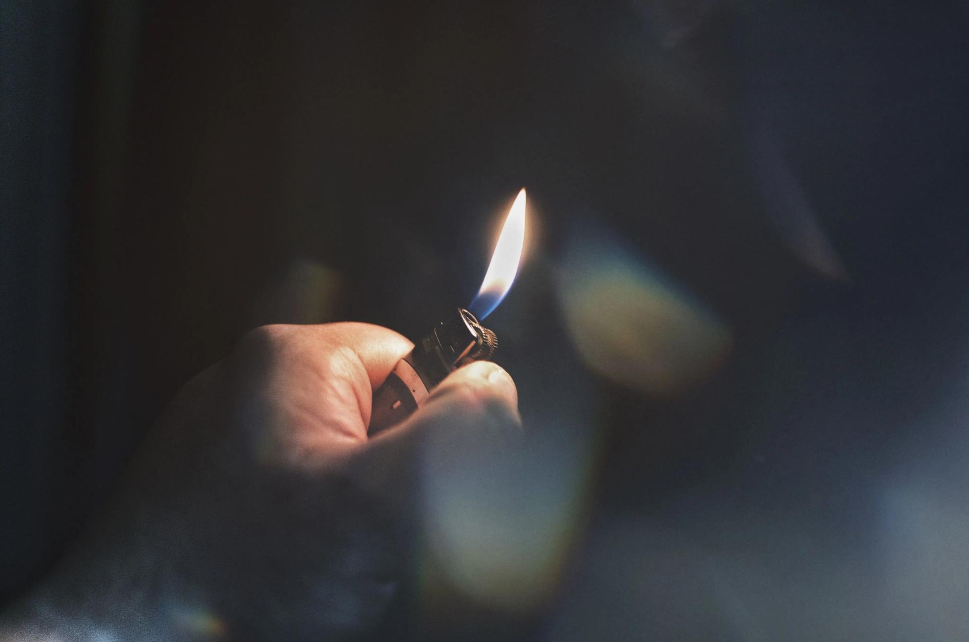 Lighter in the Hand