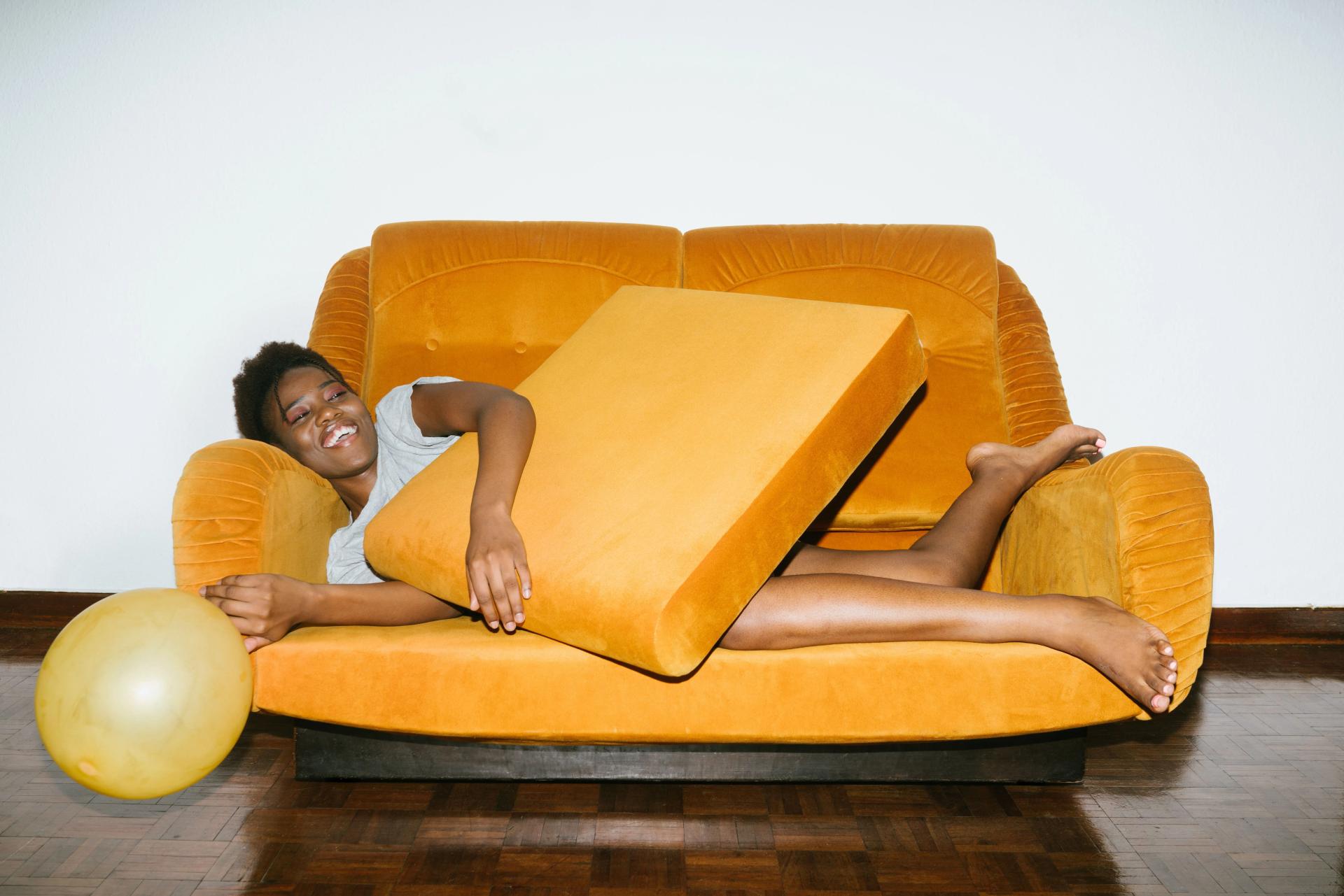 A Person on a Couch